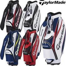 테일러메이드 골프 경량 캐디백 스탠드백 TD271 5컬러, 화이트/블랙
