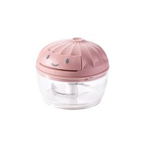 마늘슬라이스 다기능 고기 분쇄기 200500 ml 마늘 트라이츄레이터 내구성 고추 생강 야채 커터 주방 도구, [02] pink 200ml