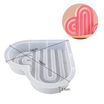 실리콘 토끼 몰드 곰돌이 도넛 원형 틀 선인장 아로마 양초 실리콘 금형 DIY 시뮬레이션 다육이 장식품, 20 Love-L