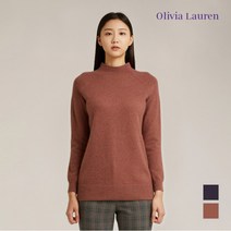 올리비아로렌 반넥 라글란 풀오버 VOCBLWW9441