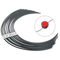 플라스틱 트리머 라인 무선 잔디 블레이드 커터 부품 Bosch F016800431 AFS 23-37 스트리머 3.5mm 38cm 10개
