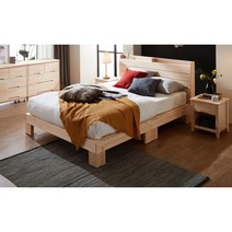 피톤치드홀딩스 편백나무 수납 1000헤드 원목 침대 프레임 SS(매트리스 미포함)