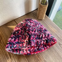 빈티지 손뜨개 벙거지 모자 전지현 사복패션 여성 뜨개모자 굵은니트버킷모자 여가을겨울 무지 무지 핸드메이드 패브릭 패션 스냅백