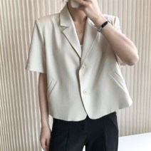 TANC여름 여성 여름자켓 반팔 자켓 정장점퍼 가디건 슬림핏