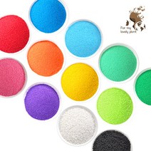칼라모래 15kg 화분멀칭 마감 조경 테라리움 인테리어, 흑색, 15000g, 1개