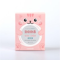 캣츠모리 와이어츄 닭고기맛 고양이껌 간식 고양이 입냄새 치석제거, 7p