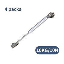 캐비닛 6KG 10KG 구리 코어 캐비닛 경첩 도어 리프트 지원 블랙 실버 유압 주방 찬장 힌지 가구 하드웨어, 21 Silver 10KG-4pack