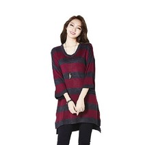코디하우스 (아)[코디하우스] 단가라브이넥롱니트