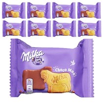 밀카 초코 무 비스킷, 40g, 8개