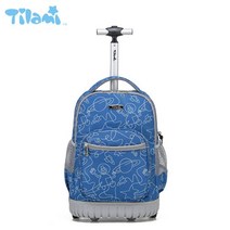 TILAMI 캐리어백팩 바퀴달린백팩 롱링 여행용 학생 여성 삼륜 가방