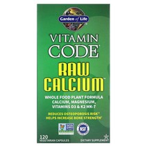 Garden of Life Vitamin Code RAW Calcium 베지 캡슐 120정, 60 개