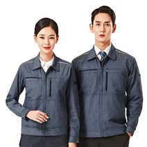 남여공용 사무복 단체복 근무복 데님 점퍼 TB-357, TB-357 상의2XL(105)