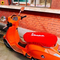 베스파 시트 쿠션 방진 방수 커버 커버 GTS300 스프링 스페셜, C.베스파 150 레드 방수 방석 커버