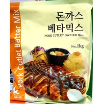 재료 업소용 식자재 식당 분식점 돈까스배터믹스 1kg 8512xa, 1, 본상품선택