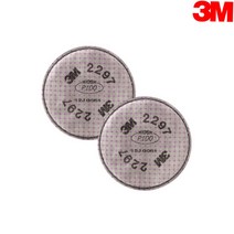 3M 2297 양구형 면체마스크 교체 방진 필터, 상세페이지 참조