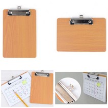 A5 나무 클립보드 세로형 미용실메뉴판 나무책받침