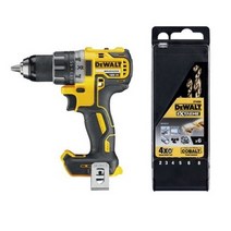 디월트20V 브러쉬리스 햄머드릴 드라이버 DCD796N + 코발트 드릴비트 철재용 6종 세트 DT4956, 1세트