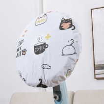 선풍기커버 방수 방습 먼지차단 선풍기망 보호커버 선풍기 덮개, 5-선풍기커버-고양이