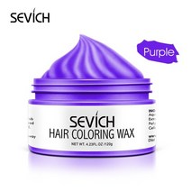 흑채 남자 바르는 염색약 여성 흑체 빗는 발모제 새치 커버 스틱 쿠션 흰머리 sevich 9 색 헤어 컬러 왁스 스트롱 앤 홀드 유니섹스 헤어 왁스 블랙 컬러 헤어 클레이 임시, 협력사, 고귀한 보라색