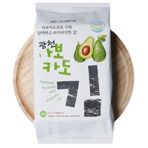 광천 아보카도김 고급원초 반찬 간식 명품 조미김, 64봉, 4g