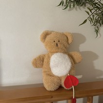 라라펫 하트베어 노즈워크 애착인형 바스락 장난감