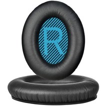 교체 이어 패드 Bose QC15 수리, 블랙/블루 이어패드 1쌍