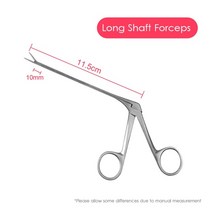 귀이개 귀 클리너 펜치 내시경 귀지 제거제 hartman micro 코 499, 1x 긴 집게
