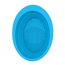 메이크업 멀티 브러시 화장 붓 세트 브러쉬 부드러운 실리콘 접는 청소 그릇 청소 매트 품 아이 섀도우 클리너 다채로운 스크러버 상자 1pc, d