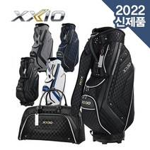 [2022년신제품]던롭 젝시오 GGC-X142 어쎈틱 2.2kg초경량 9.5인치 캐디백 보스톤백세트-5종칼라, 글렌체크(CHIDORI)