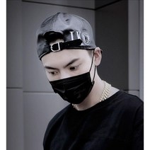가죽 야구모자 빅사이즈 스냅캡 블랙 힙합