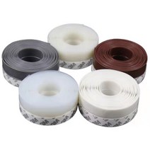헬스와미 틈새 실리콘 창문 현관문 문풍지 틈새막이 문틈막이 2.5m, 반투명, 25mm