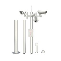 Cctv폴대 4m 5m 가로등 씨씨티비 카메라 브라켓 외부, 4.5m - B (볼트락)
