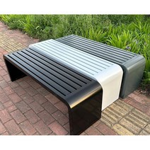 철제 야외 공원 벤치 정류장 평상 가든 평의자 대기실, 120cmx40cmx45cm 그레이