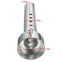 오토바이 Can DB 킬러 소음기 소음 제거기 배기 조정 가능한 머플러 소음기 35mm42mm45mm48mm60mm, Long 45mm