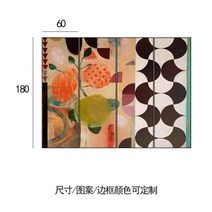 우드파티션 병풍 북유럽 빈티지 스크린 파티션 입구 거실 침실 커버 홈 접이식 모바일 레스토랑 호텔 간단한 장식115135, YELLOW