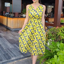 레모네이드 비치 롱원피스 여름원피스 비치웨어