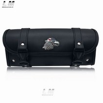 오토바이 할리 레트로 라이더 도구 가방 새들백 사이드백 바이크 리어백 탑박스 라이더 힙색 백팩 전면 방수 스타일 style, 은 독수리 머리