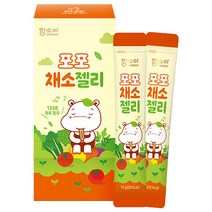 함소아 포포 채소젤리 14개입, 210g, 1개