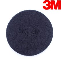 3M광택기패드 흑색 18인치 마루광택기용패드 플로어패드 왁스 박리 쓰리엠D016, 5EA_개당 10.700원