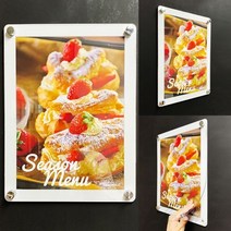 리시안제이 A4 다보 자석 게시판 백색 세로 엘리베이터안내판 벽게시판