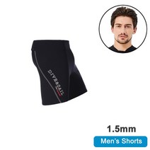다이빙 드라이 서핑 수트 웻수트 여름 다이빙 및 잠수복 탑 또는 바지 1.5mm 2mm 3mm 네오프렌 자켓, 12 1.5mm Men Shorts_05 XL