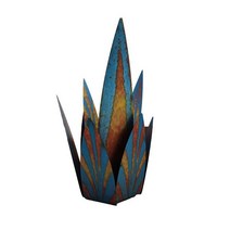 데킬라 소박한 조각 DIY 금속 용설란 식물 정원 마당 예술 장식 풍경 장데코 수제 홈, 10 Blue