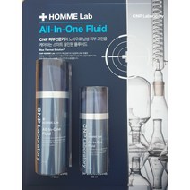 씨앤피 옴므 랩 올인원 플루이드 스페셜 세트 110ml+50ml 대용량 알뜰형 남성 스킨로션 미백 주름개선 보습 끈적이지않는 산뜻한 칙칙한피부 탄력 화이트닝 기능성케어 차앤박화장품