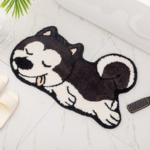 401FLEX 동물 캐릭터 욕실 주방 현관 발 매트 카펫 10 COLOR 3 SIZE, 허스키
