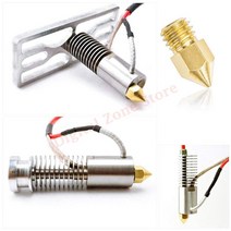 3D프린터 관련 부품 용품 24Pcs MK8 압출기 노즐 헤드 핫 엔드 (0.2 0.3 1.0) mm M6 스레드 Creality End, 한개옵션0