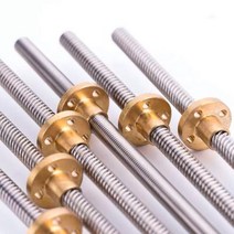3D프린터 CNC 3D 프린터 리드 나사 8mm 1mm THSL3008D 사다리꼴 Length1001000mm, 150mm+Pitch 1mm Lead 1mm