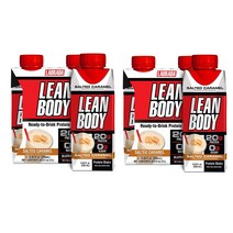 Labrada 라브라다 린바디 프로틴 단백질 쉐이크 식사대용 MRP 솔티드카라멜 250ml 4개입 2팩, 1세트, 1세트