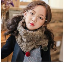 어린이 목도리 겨울 여아 공용 머플러