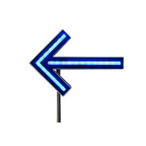 [메이저유통]화살표 깜빡이 LED 경광등 차량/일반 500m 9v, 2. 핑크