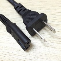 전원코드 저음포 야외 광장 춤 모바일 휴대 텐션로드 음향 프린터기 두 구멍 8자 충전케이블 2458065151, 1, (블랙 )직두 곧은꼬리 1. 8메터